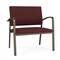 Lesro Newport Bariatric Chair Metal Frame, Bronze, RF Nebbiolo Upholstery NP1401 - alternate 1
